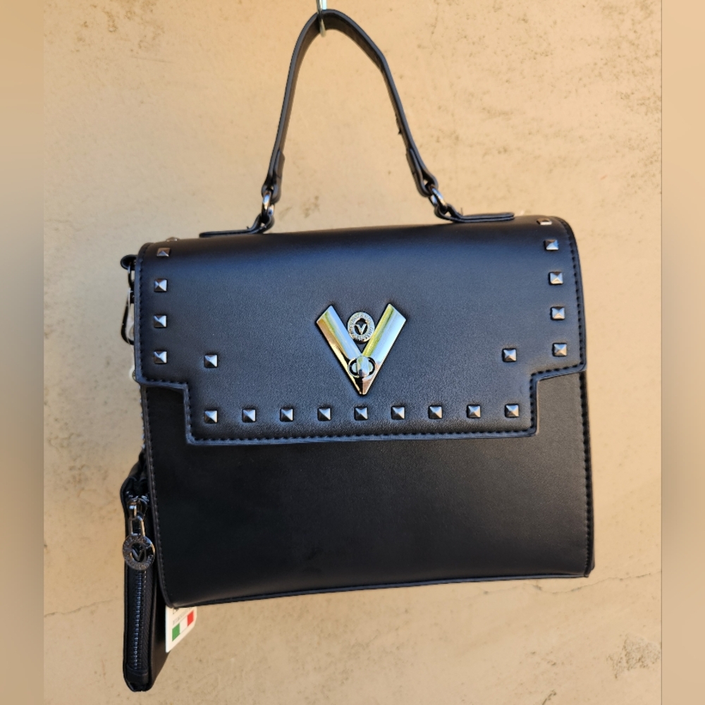 Valentino Orlandi Black Satchel Bag - Picture 4 of 12